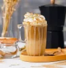 café latte recette maison de boisson chaude réconfortante lait expresso