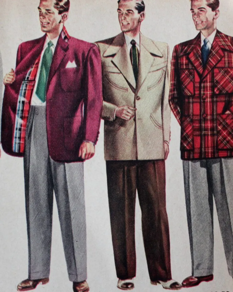 casse tete dintelligence les 1950 mode hommes