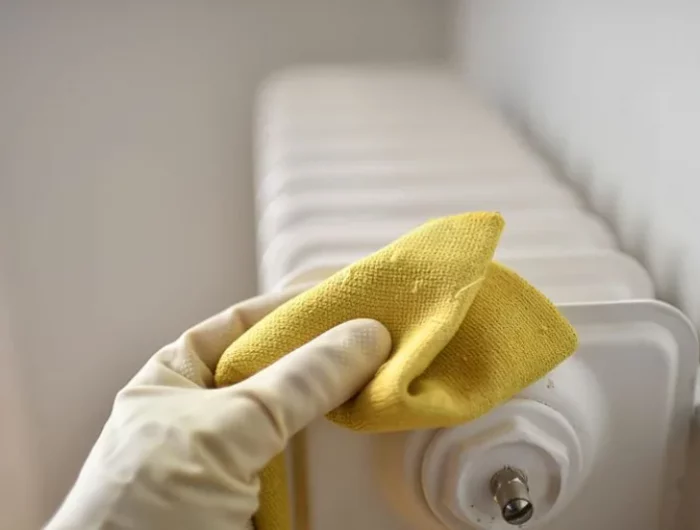 chiffon microfibre serviette gants menage nettoyage radiateur