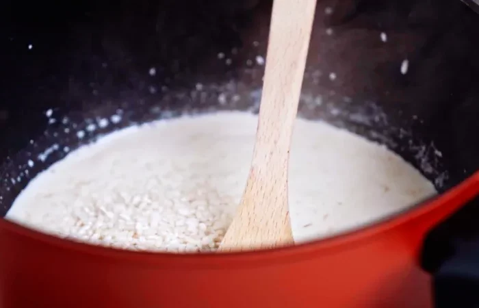 comment faire riz au lait casserole feu doux