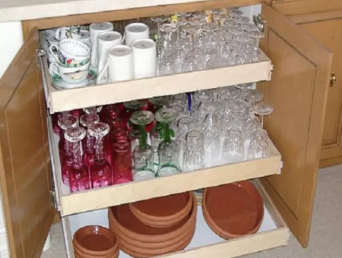 comment supprimer lestaches de calcaire sur les verres tiroirs avec des verres ranges