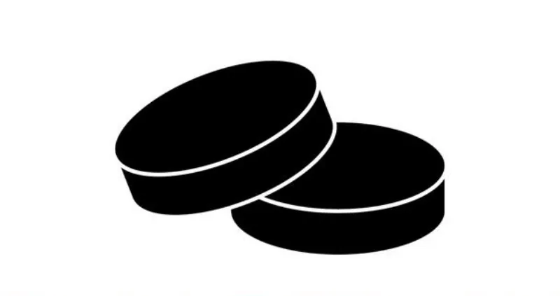 diagrame en noir sur blanc avec deux monnaies