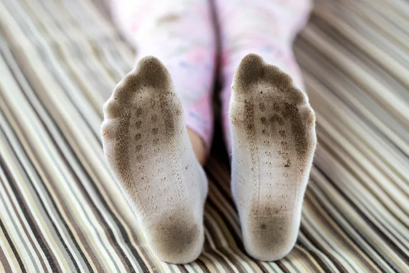 laver linge blanc température pieds en chaussettes sales