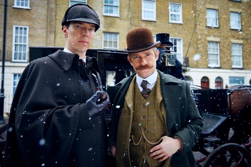 les heros du film de sherlock holmes et dr watson