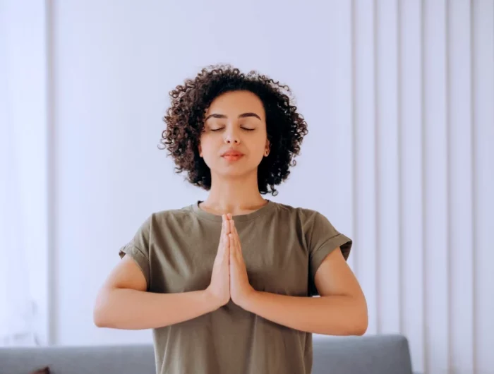 test de personalite tranquilite femme meditation