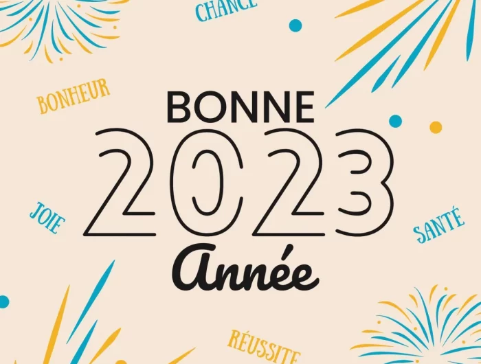 bonne et heureuse année 2023 voeux originaux santé réussite jie chance