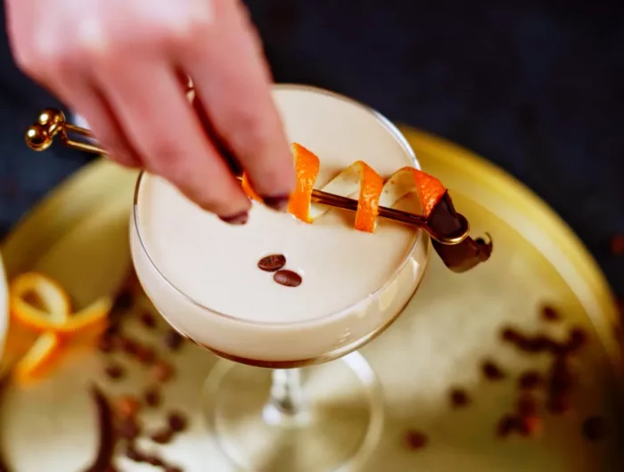 comment decorer l espresso martini a l orange