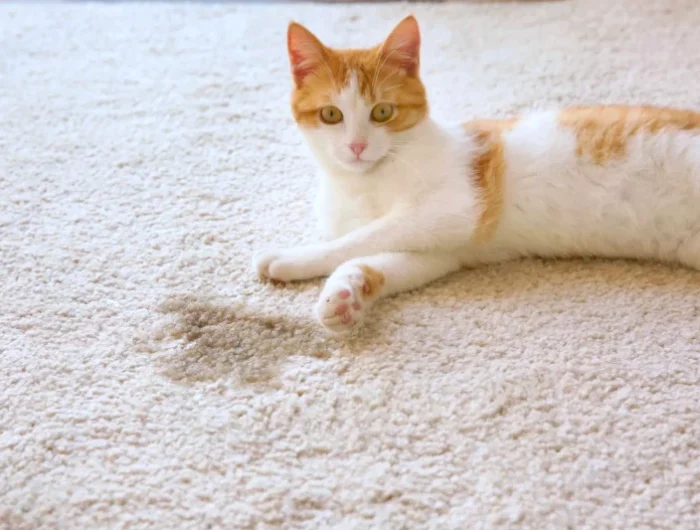comment eliminer l odeur de l urine de chat dans la maison tapis beige