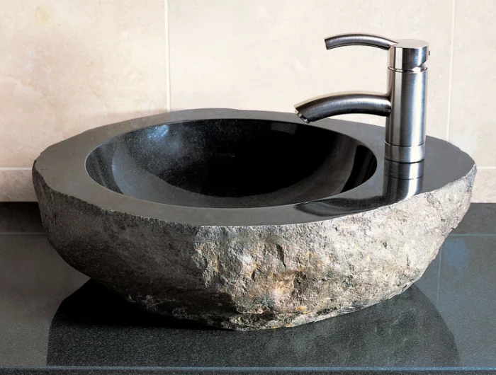 comment enlever le calcaire sur un lavabo en pierre noire