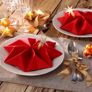 Comment plier une serviette de table pour Noël joliment ? Pliage facile et simple