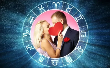 deux amoureux au centre du zodiac
