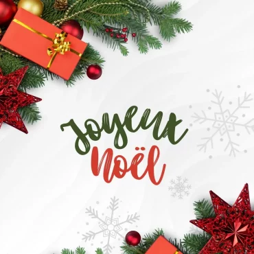 joyeux noël cadeux et branches de pin flocons de neige motifs noel image gratuite à télécharger