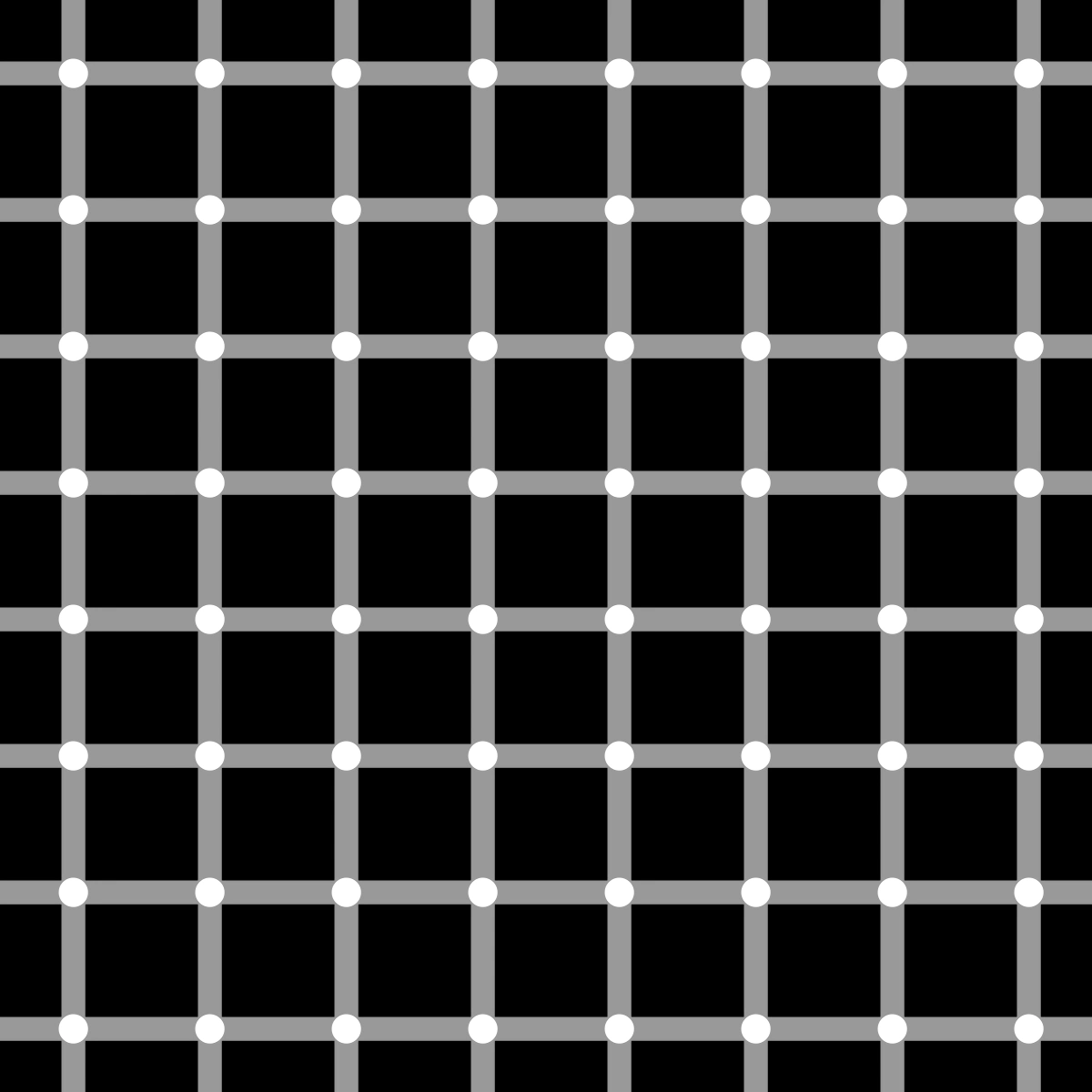 la grille d herman illusion optique