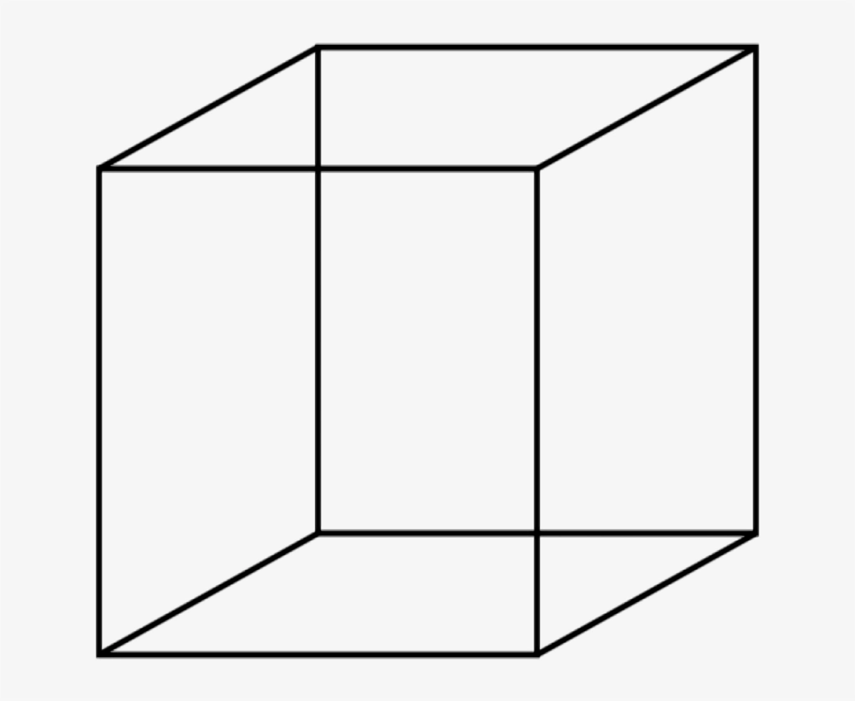 le cube de necker illusion optique compliquee