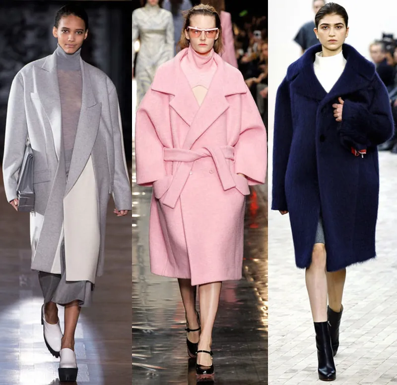 manteau oversize differentes couleurs tendance