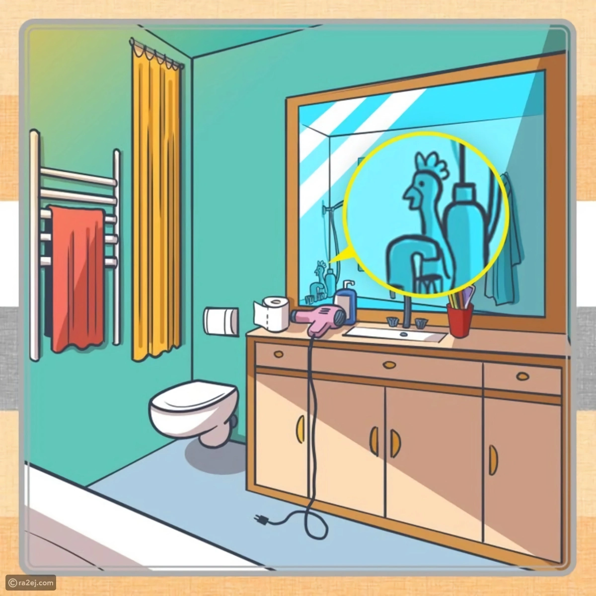 reponse du test d illusion optique inedit pour tester votre qi salle de bain coq
