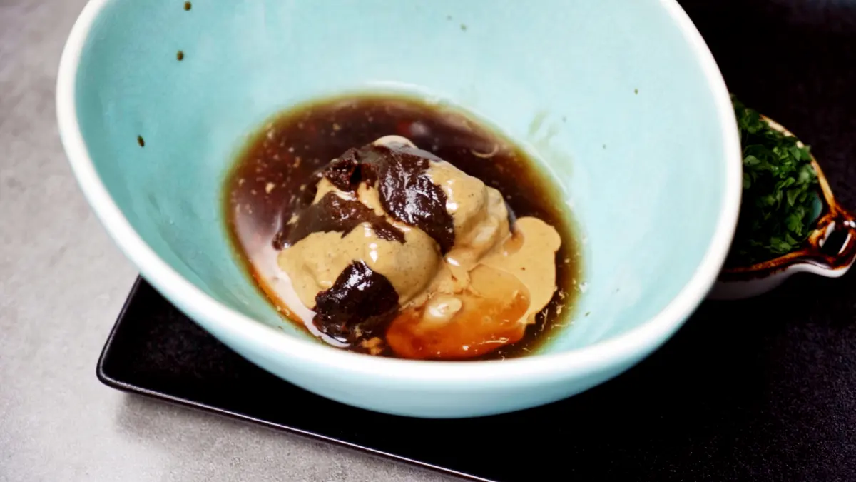 sauce soja base miso cereale champignon gout exotique