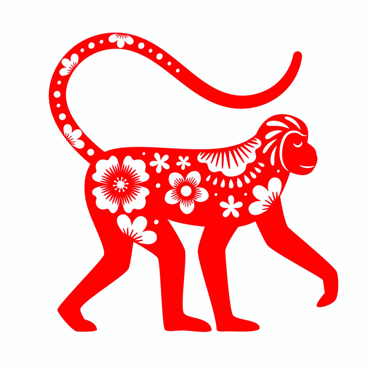 singe rouge signe zodiaque chinois