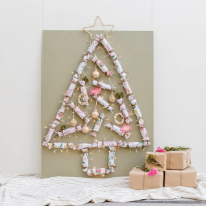 tableau calendrier de l avent sapin papier colore