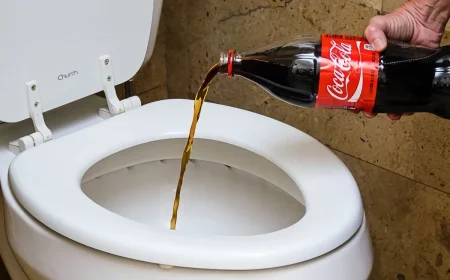 comment blanchir le fond des toilettes boisson sucre coca cola