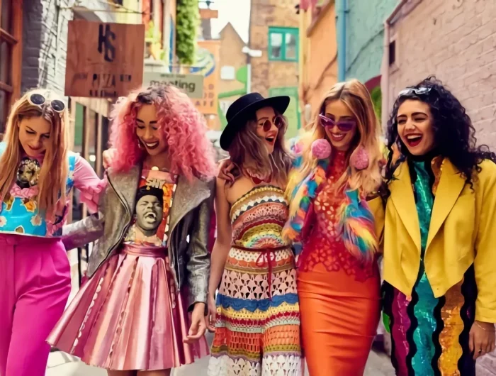 couleur porte bonheur signe astrologique jeunes filles habillees en differentes couleurs