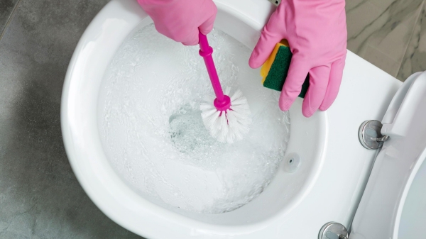 detartrant wc puissant gants protection nettoyage eponge eau
