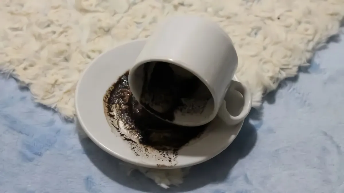 fabriquer allume feu marc de café tasse blanche de cafe bu