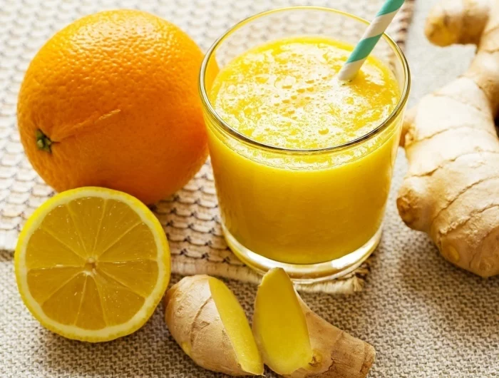 quel est le jus contre la fatigue orange citron ginger