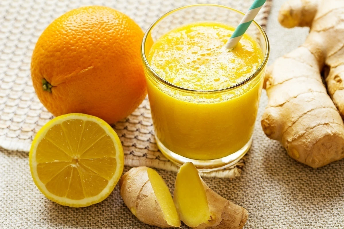 quel est le jus contre la fatigue orange citron ginger