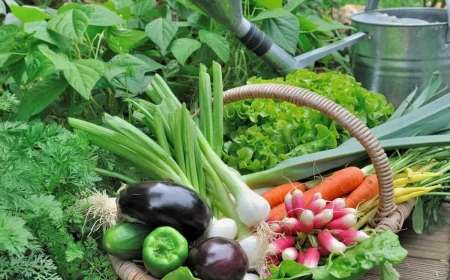 comment préparer la terre du potager legumes en panier