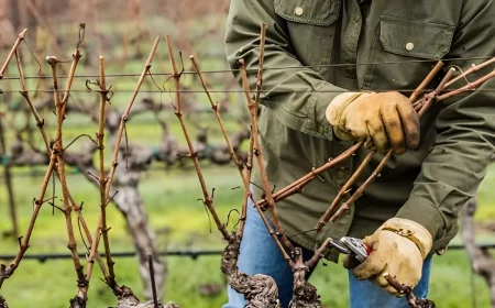 gants jardine outils secateur a quelle periode tailler la vigne