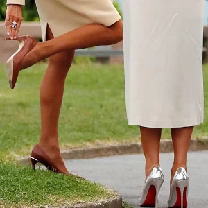 Style Brigitte Macron : comment associer des chaussures à talons - pour les femmes de 60 ans et plus