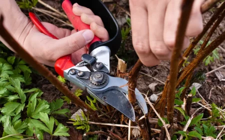 quel est le mois pour tailler les framboises secateur rouge.jpg