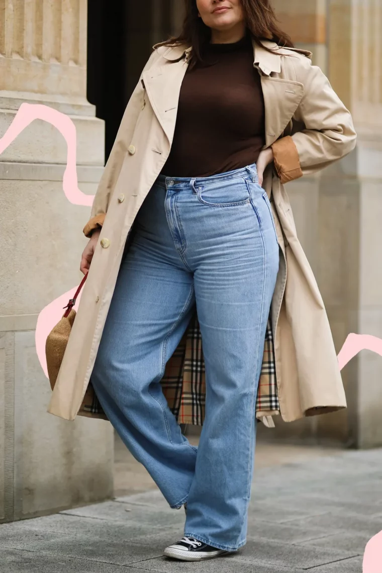 quel jean pour affiner la silhouette outfit jean et trench