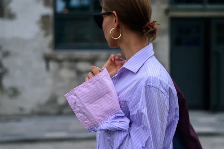 quelle veste avec une chemise oversize pull rose