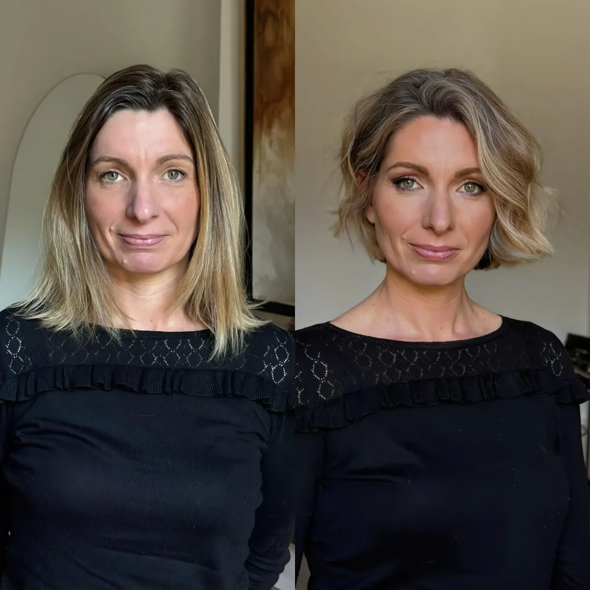 transformation capillaire femme 50 ans cheveux avec balayage