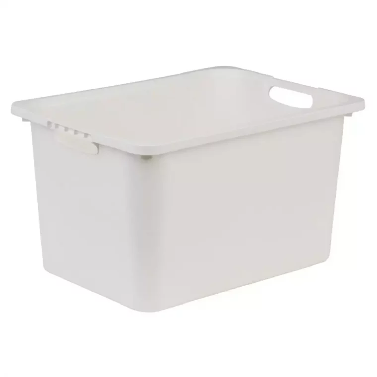 bac en plastique blanc simple pour faire son compost chez soi