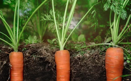 binage du terre pour entretenir les carrottes