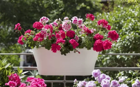 comment fabriquer de lengrais naturel geraniums sur un balcon