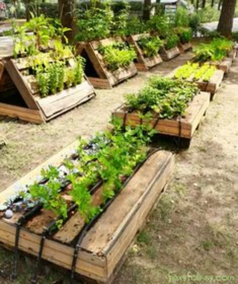 comment fabriquer un carré potager surélevé avec des palettes