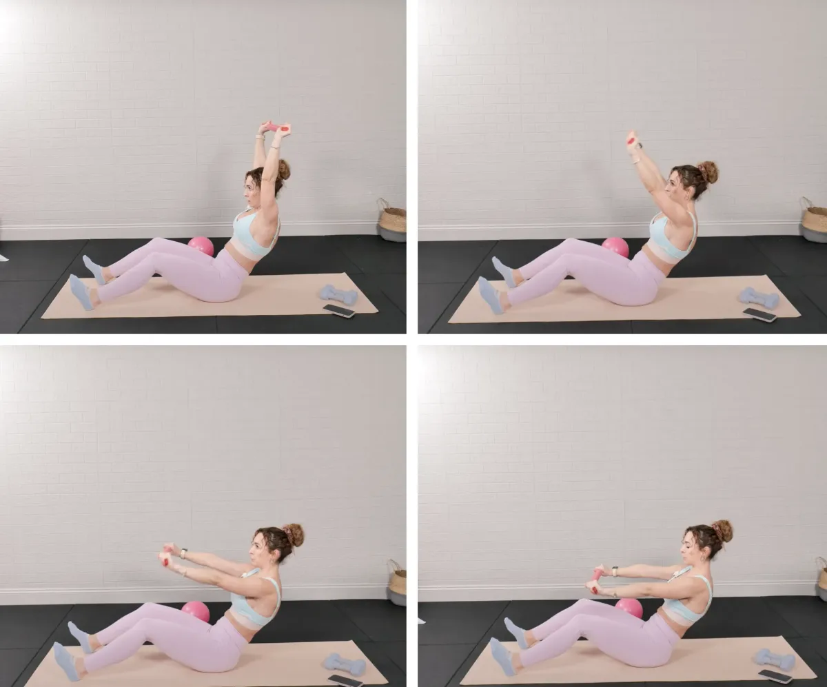 exercice ventre plat femme equipement serviette poids leger tapis de sport