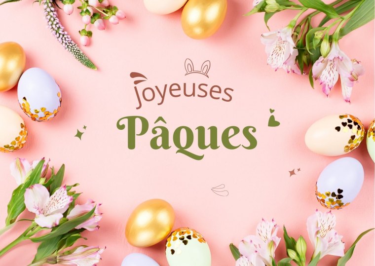 photo joyeuses paques avec texte lundi de paques exemple original