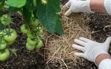 quand et comment pailler les pieds des tomates ganst blancs terre