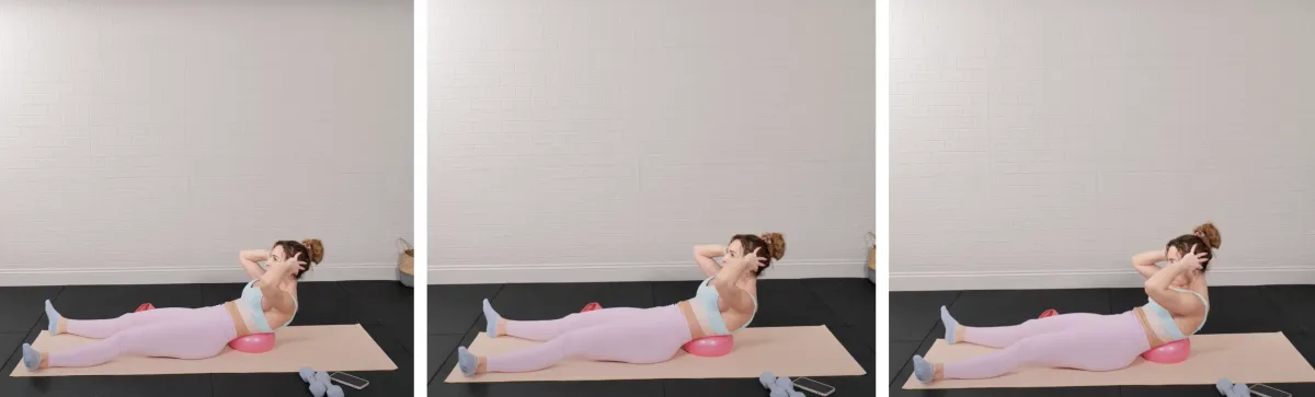 tapis de sport exercice ventre plat abdo balle de pilates