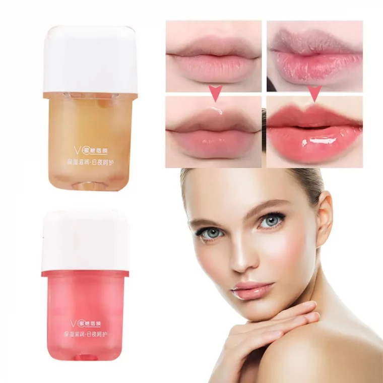 femme avec rouge a levre et baume a levre avant apres rouge a levre apres 40 ans