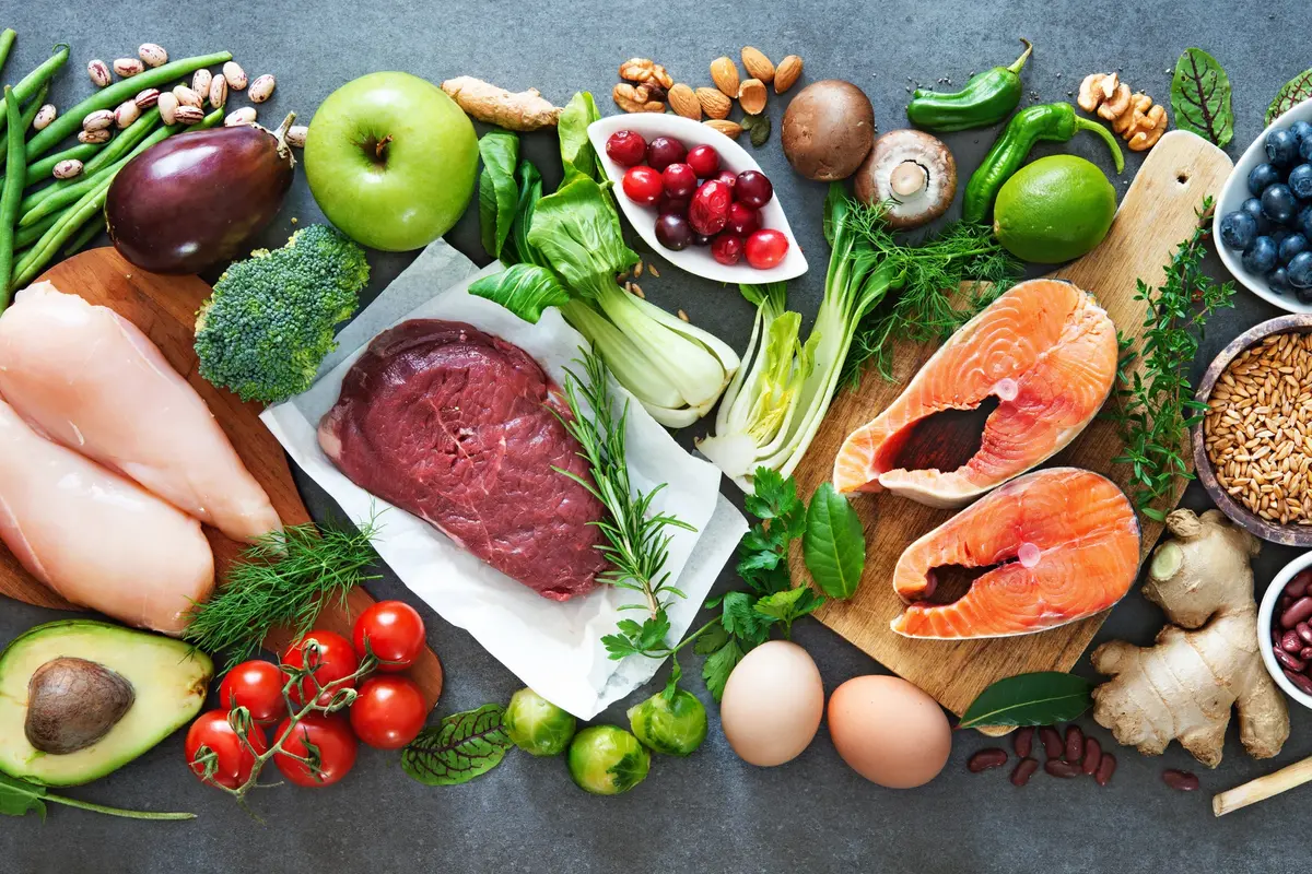 fruits légumes viandes et poisson s alimentation equilibree pour perdre des hanches