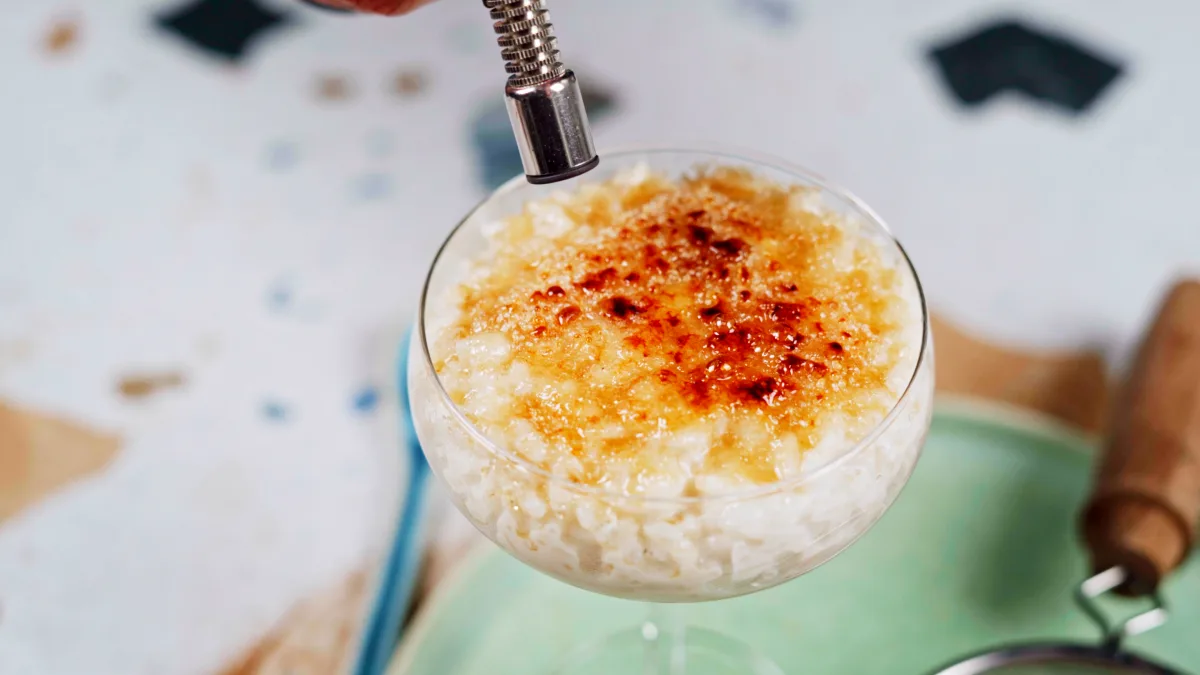 carameliser le meilleur pouding au riz au monde
