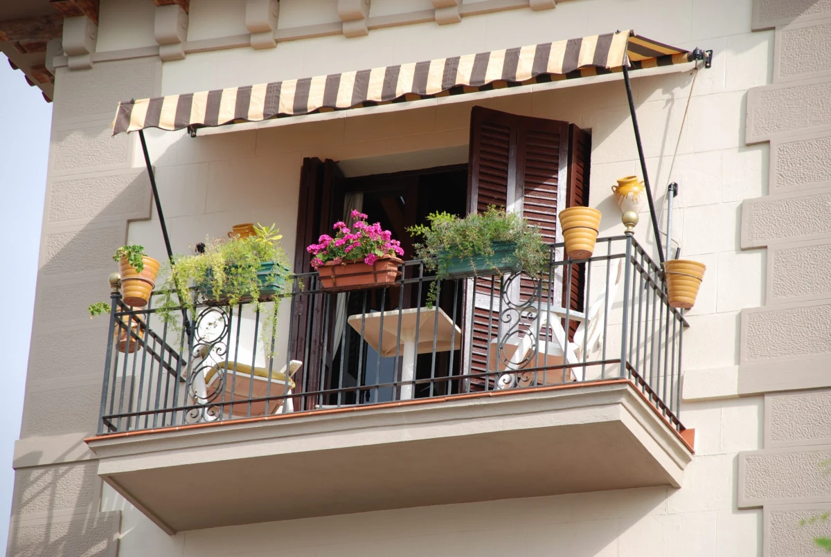 comment recuperer l eau de pluie en balcon avec des fleurs