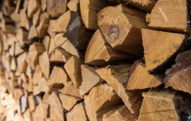 pourquoi ne pas entasser le bois dans le jardin