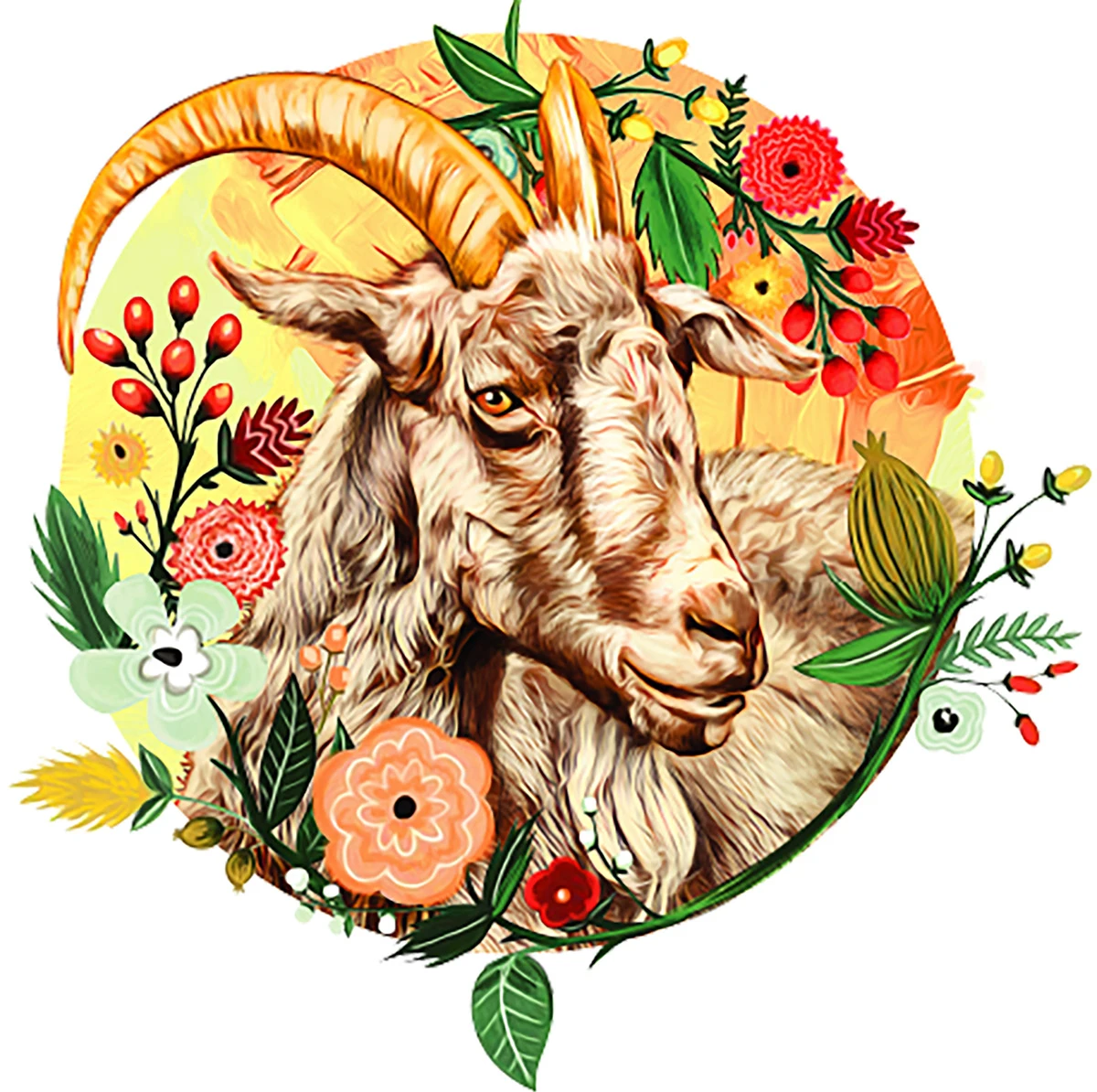 capricorne solstice horoscope 2023 animal cornes dessin